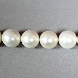 SHELL PEARL #601 18MM WHITE